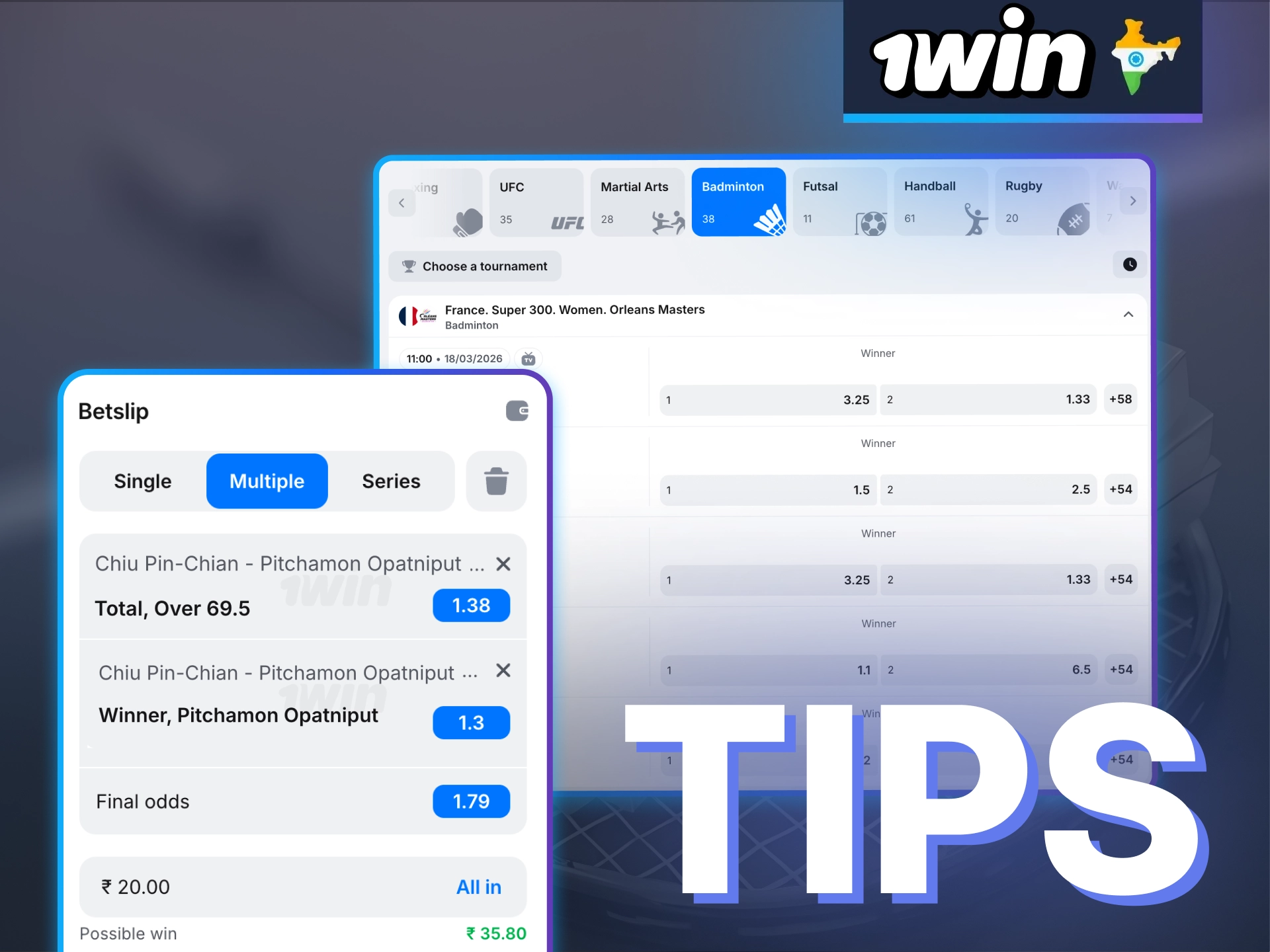 Improve badminton betting on 1Win and boost your results with smart strategies and disciplined decisions.