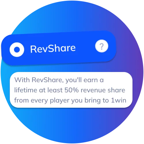 Join 1win now, and get the highest revenue share in the industry.